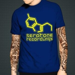 Serotone-Recordings-T-shirt-blue and yellow
