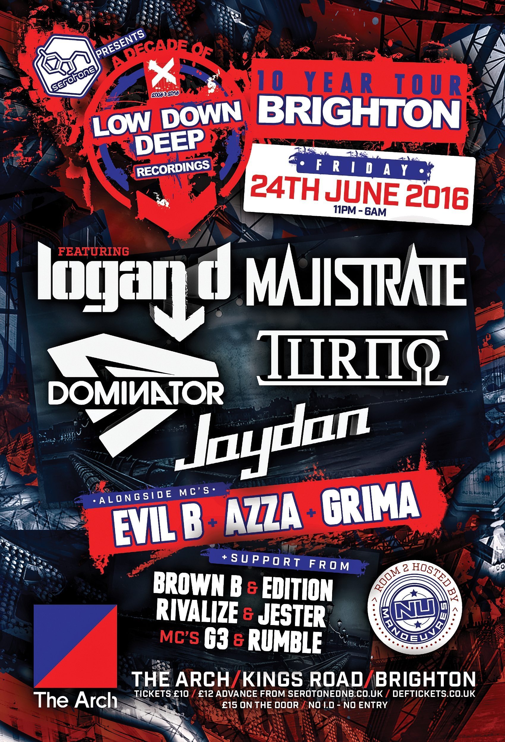 Low Down Deep 10 Year Tour – Brighton